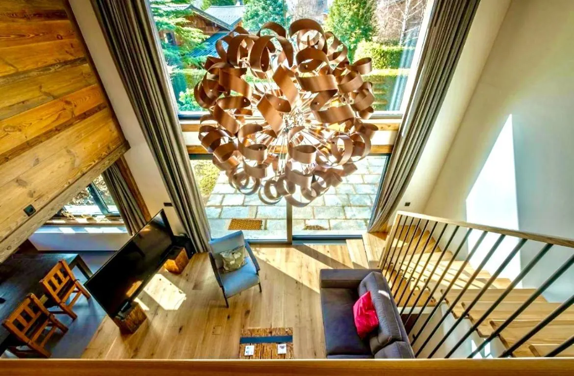 Beau Chalet De Pierre Huit Etoiles Chamonix Franciaország