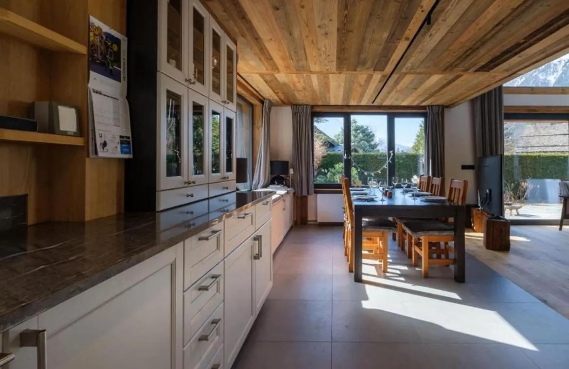 Beau Chalet De Pierre Huit Etoiles Chamonix Franciaország