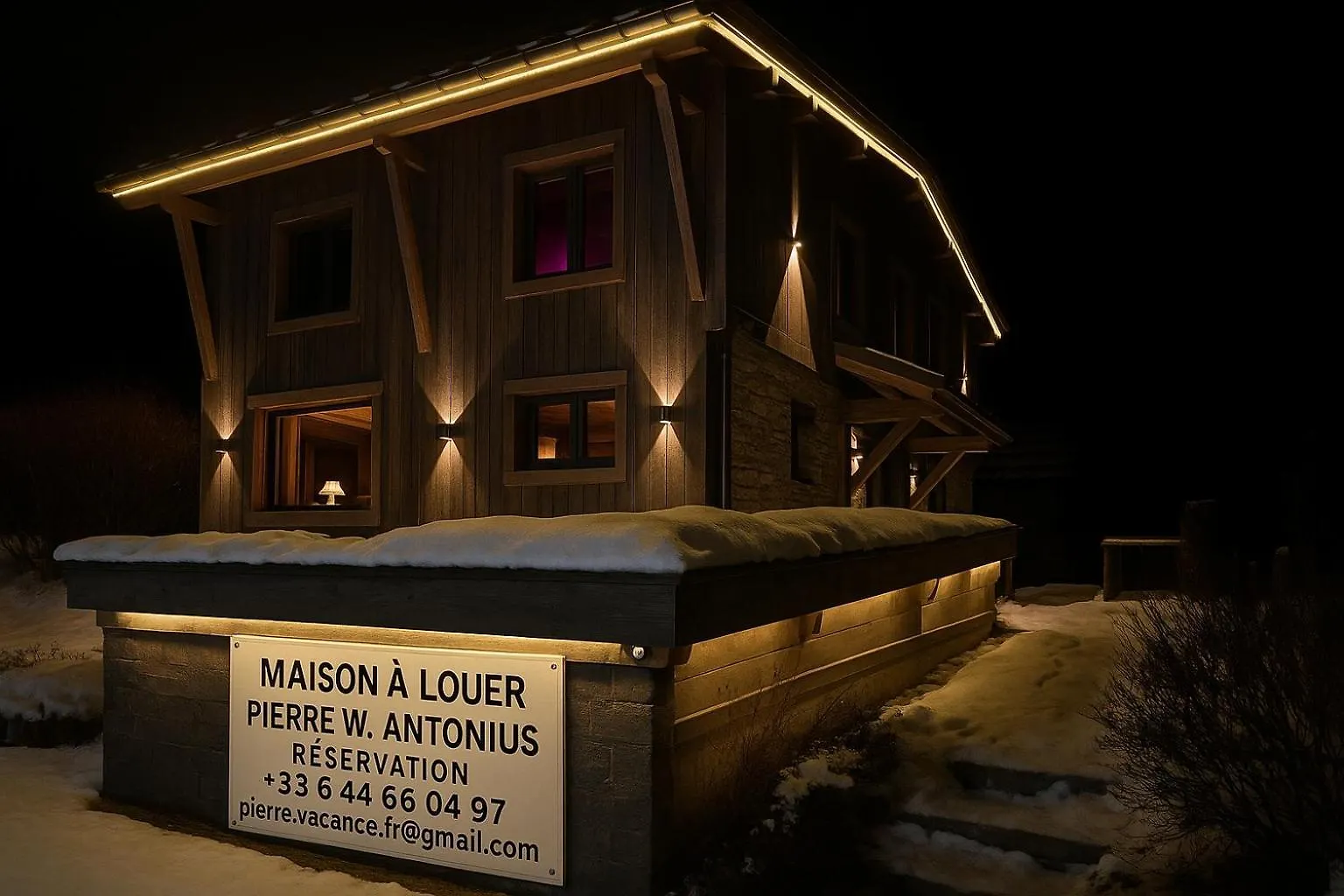 Beau Chalet De Pierre Huit Etoiles Chamonix Franciaország